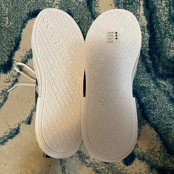 Evy Empire Logo Jacquard High-Top Sneaker Blck/Optic White Sz 11 - Picture 5 of 7